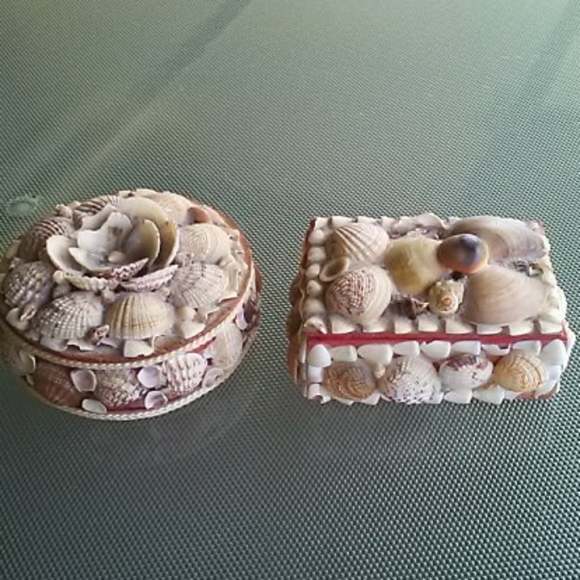 Other - 2 Shell Trinket Boxes